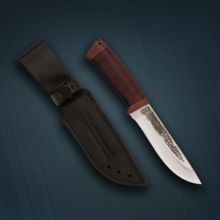 Нож «Таежная стрела» сталь 95x18, кожа, текстолит