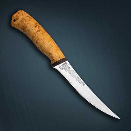 Нож «Фишка» карельская береза