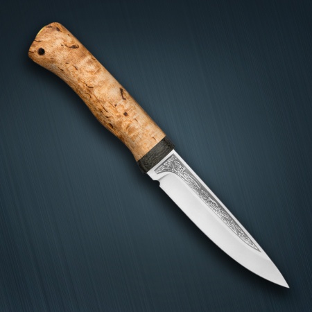 Нож «Пескарь» карельская береза