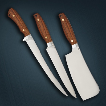 Набор ножей «Таймень» орех