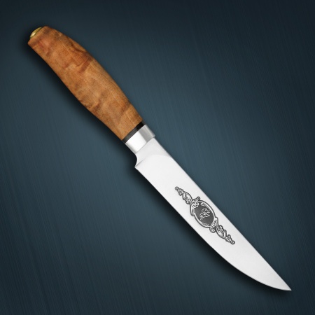 Нож «Овощной» карельская береза
