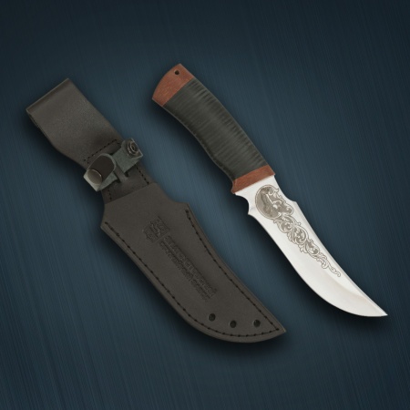 Нож «Сокол» 95x18, кожа, текстолит