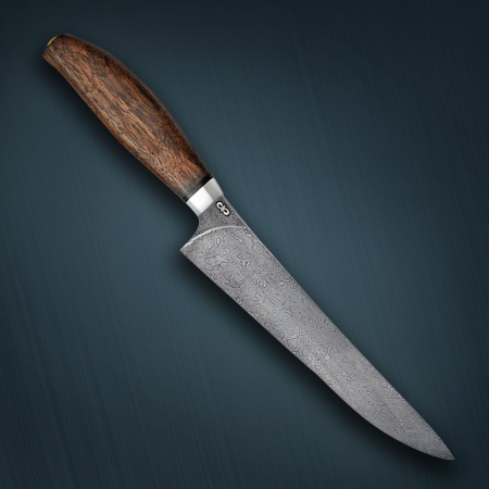 Нож «Мясницкий» орех дамасская сталь ZDI-1016