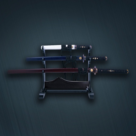 Набор самурайских мечей «Фудзи» катана, вакидзаси, танто, катанакакэ