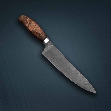 Нож «Поварской» карельская береза коричневая ZDI-1016