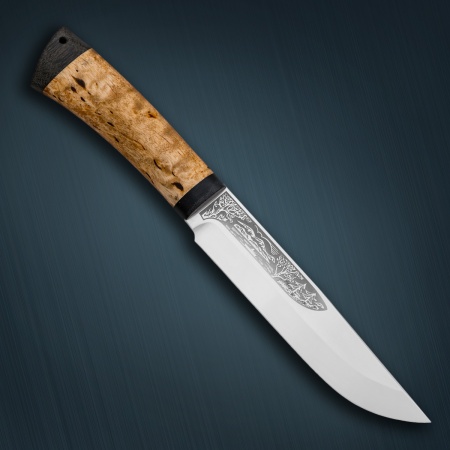 Нож «Шашлычный» средний карельская береза