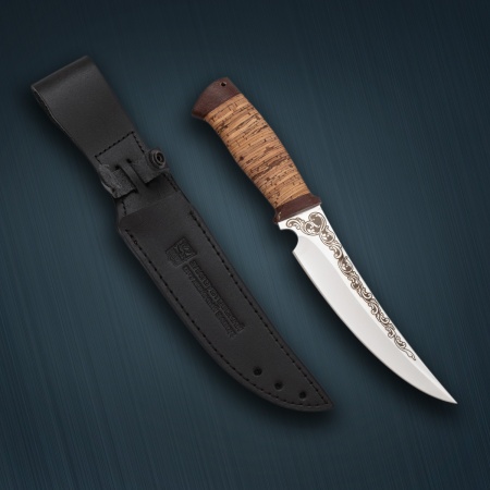 Нож «Сурукуку» сталь 95x18, береста, текстолит