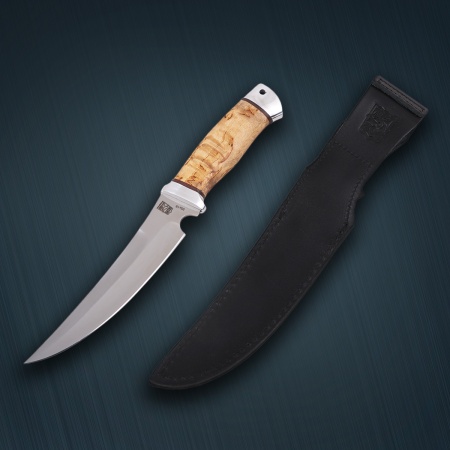 Нож «Сурукуку» сталь 95x18, карельская береза, ал.