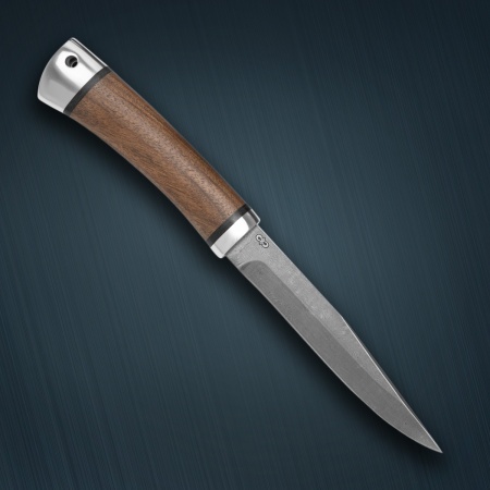 Нож «Заноза» орех дамасская сталь ZD-0803