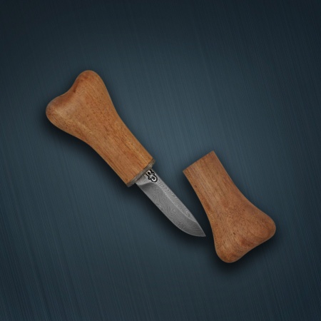 Нож «Кость-бабочка» дамасская сталь ZDI-1016