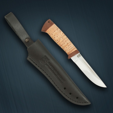 Нож «Риф» 95x18, береста, текстолит
